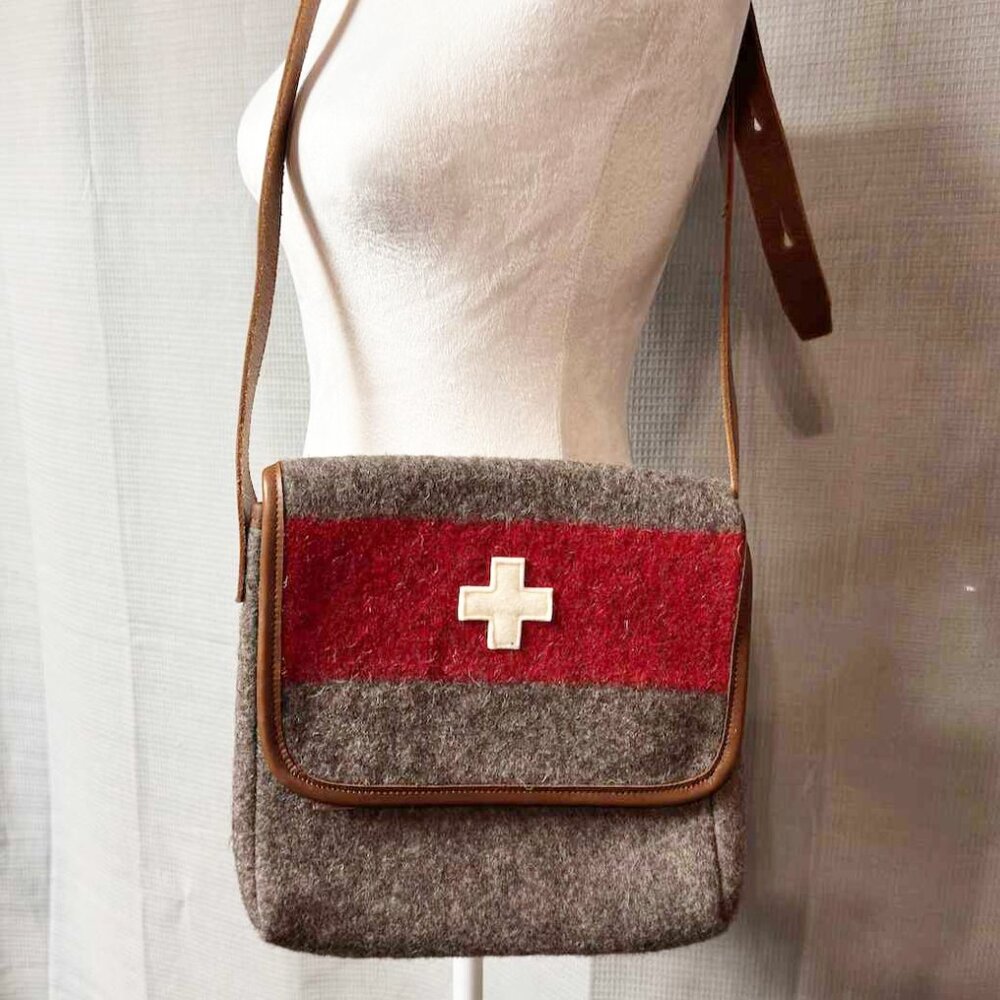 Karlen Swiss Boiled Wool Crossbody Bag – Alpine blanket bag